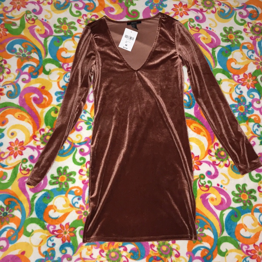 Soft Pink Velvet Mini Dress NYT